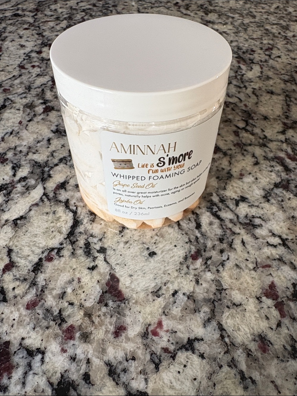 Aminnah Smores Whipped Foaming Soap